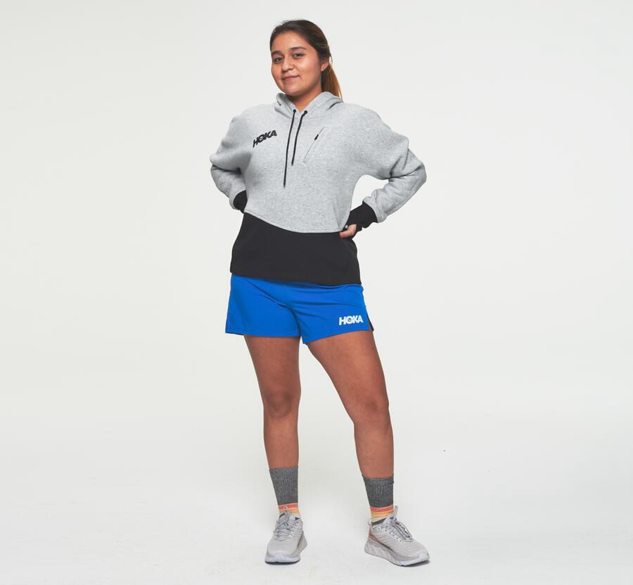 Hoka One One Hoodie Dames - Performance - Grijs - GK5784620